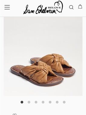 Sam Edelman Garson knotted slide sandal